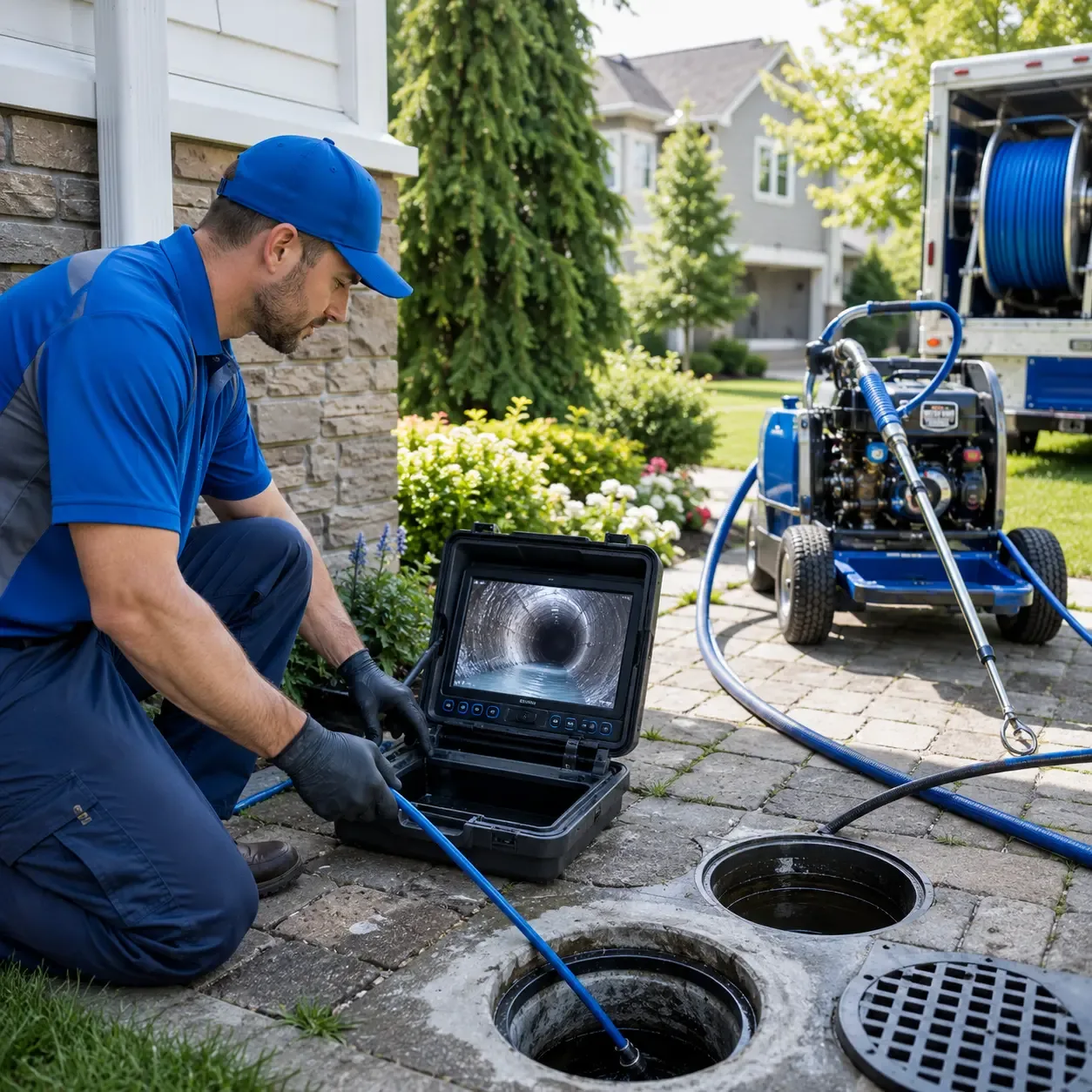 Outdoor drain cleaning professionals serving Campbellsburg, KY
